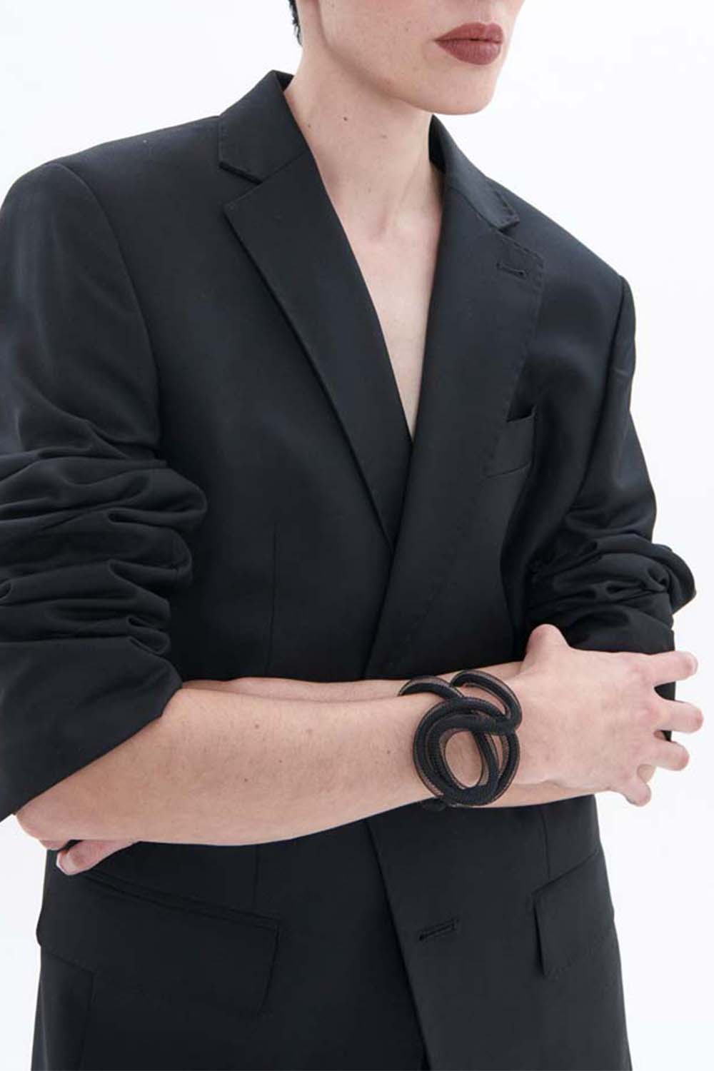 Brazalete Life Nudo - Negro