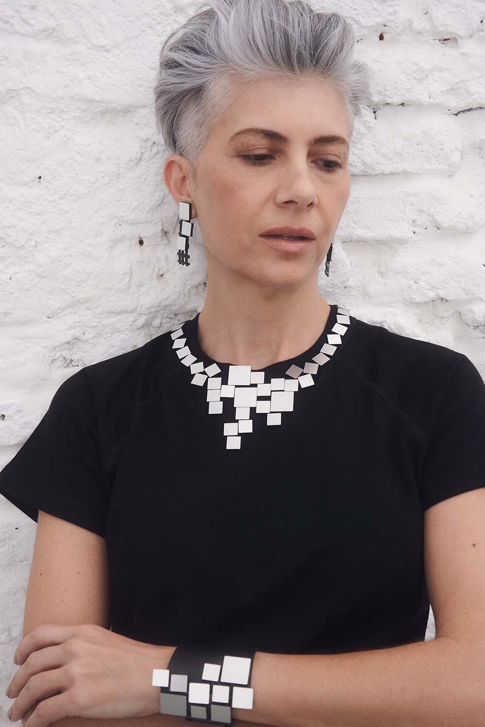 Collar Bauhaus V - Plata