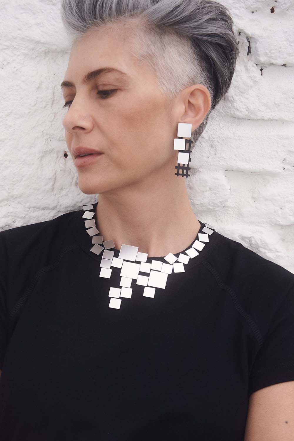 Collar Bauhaus V - Plata