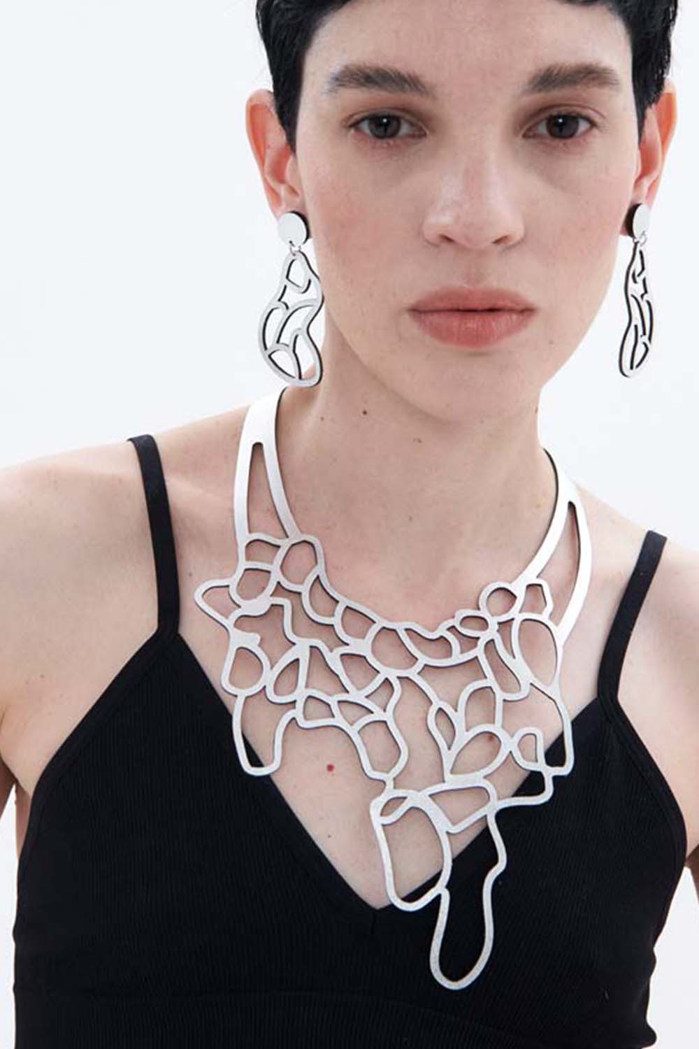 Collar Victoria Art Nouveau - Plata