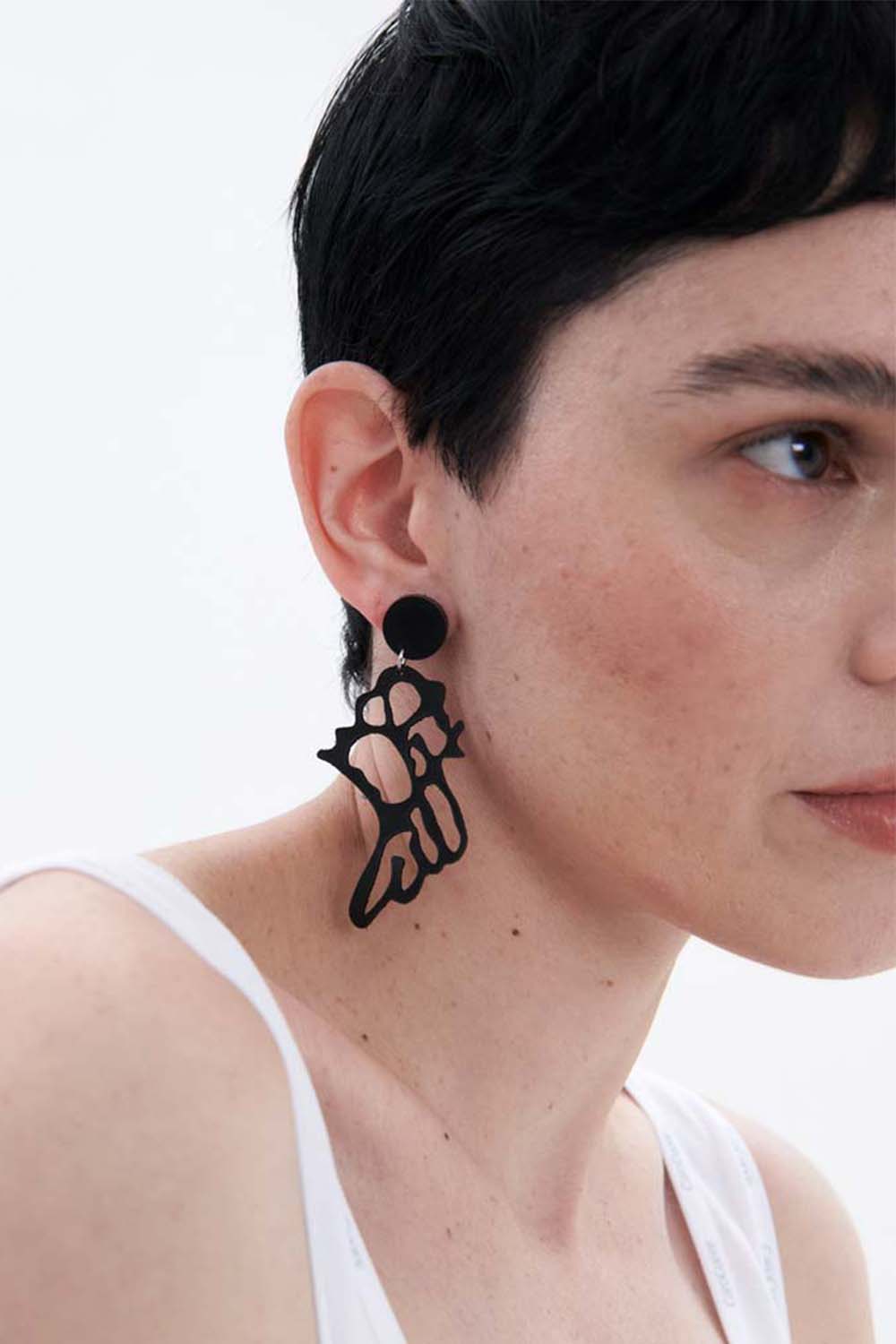 Pendientes Victoria Reef - Negro