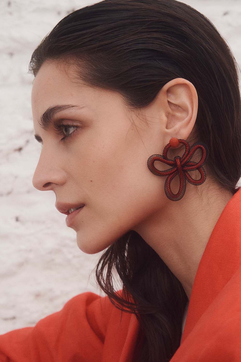 Life Earrings Rosalia - Red