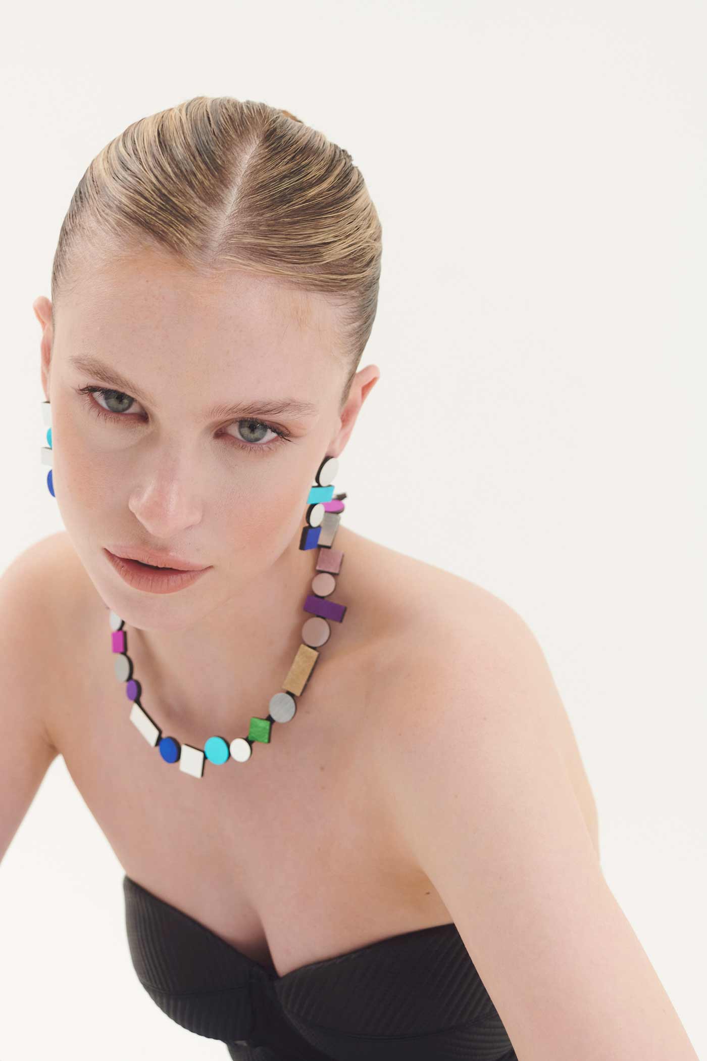 Collar Bauhaus Redondo - Arcoíris