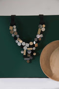 Collar Bauhaus V - Plata/Oro/Negro