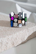 Bauhaus Acryl Armband Regenbogen