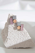 Pendientes Bauhaus Pequeños - Colores Cálidos