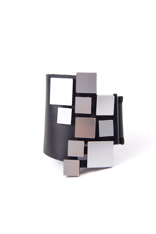 Bracelet Bauhaus Carrés - Argent