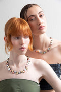 Collar Bauhaus Redondo - Plata/Oro/Cobre