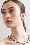 Pendientes Bauhaus 3 Cuadrados - Plata/Oro/Cobre