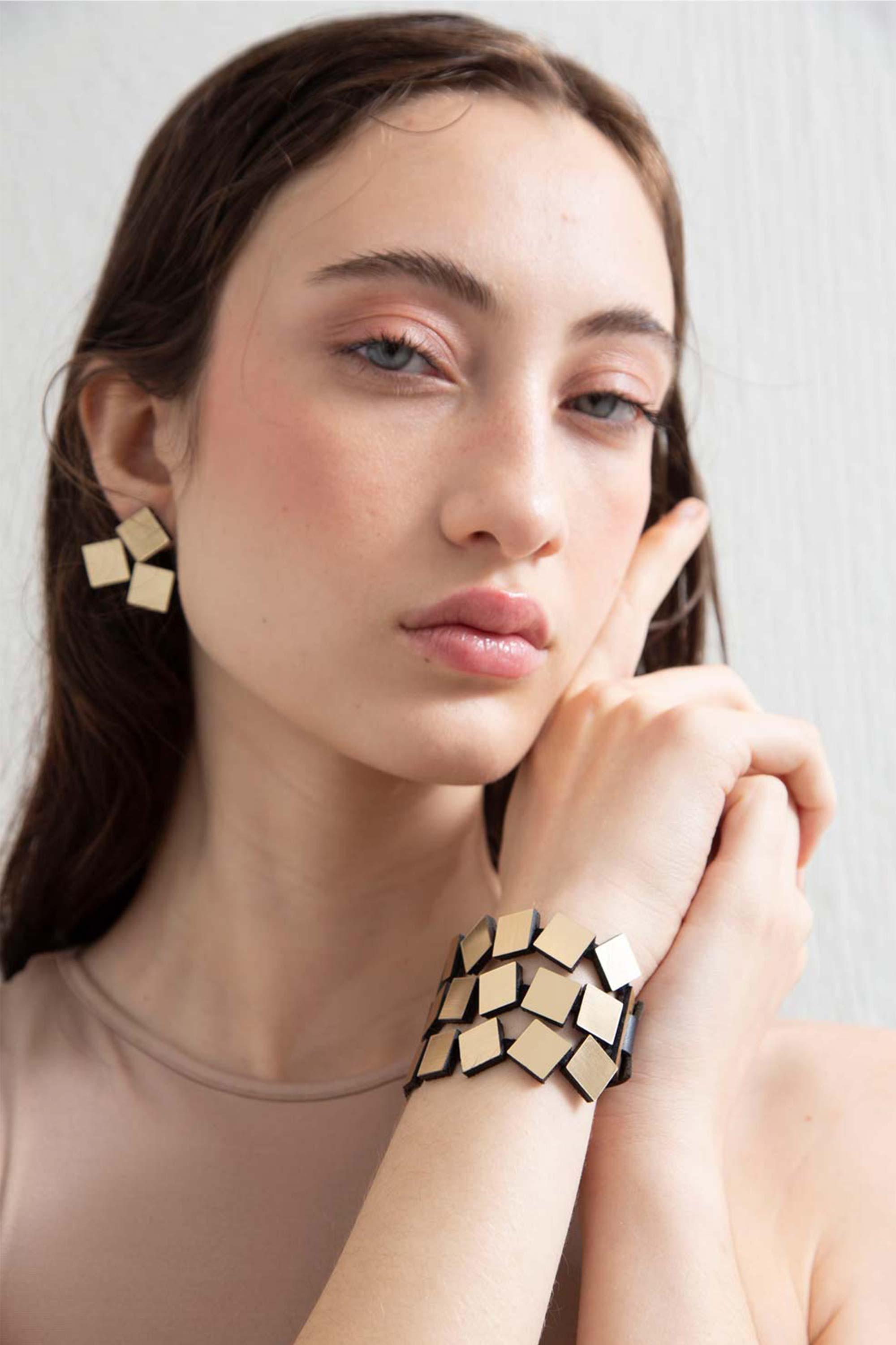 Brazalete Bauhaus 3 Tiras - Oro