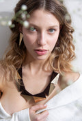 Carnival Rectangles Necklace - Gold/Brown