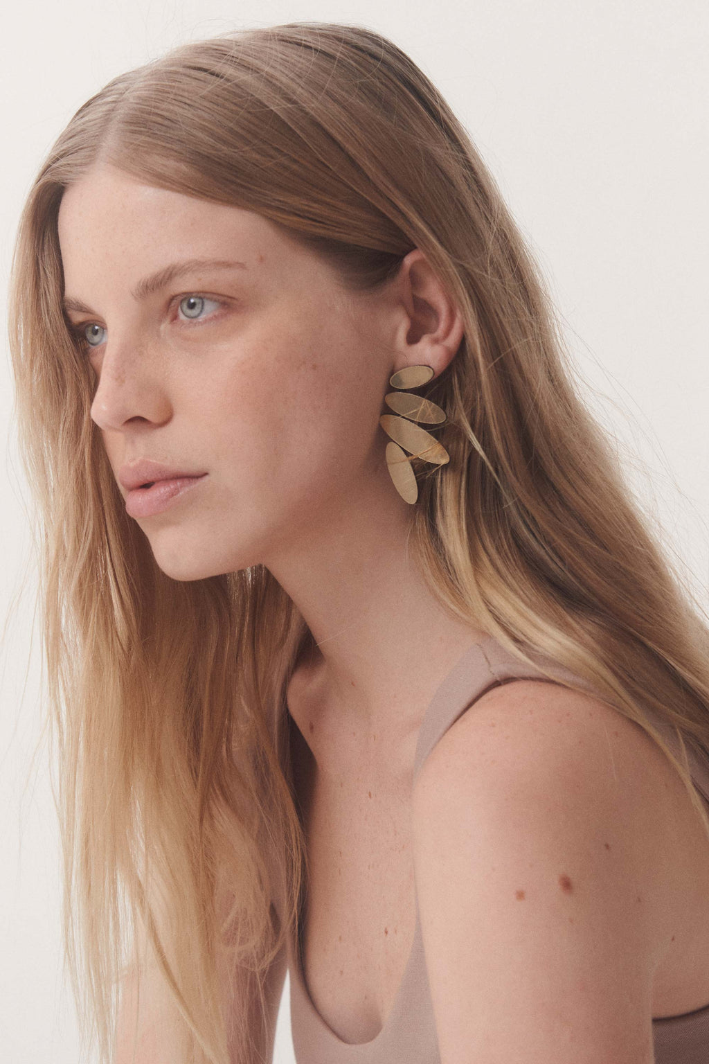 Pendientes Colors Petals Largos - Oro