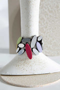 Brazalete Colors Petals - Plata/Colorful