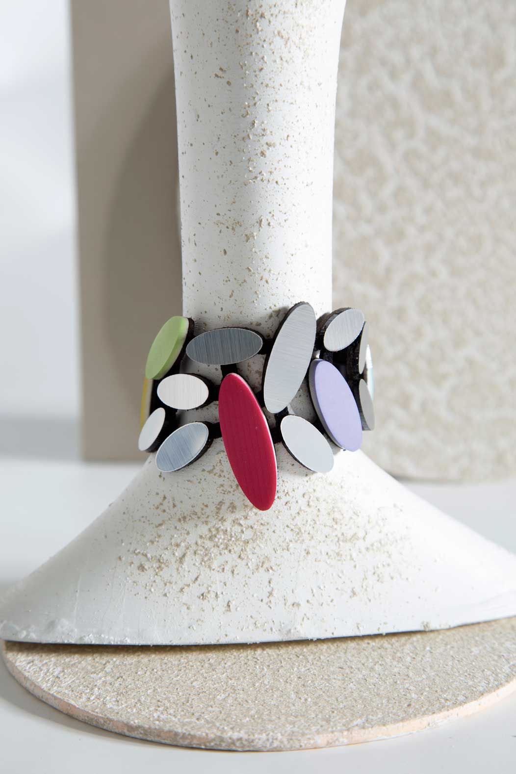 Brazalete Colors Petals - Plata/Colorful