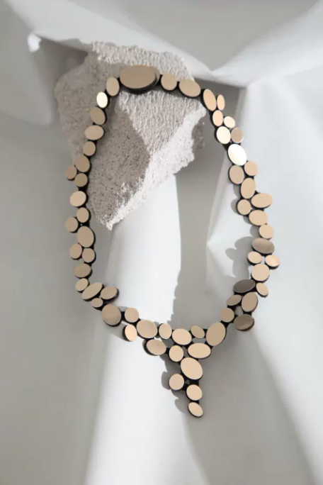 Collar Organic Reflections V - Oro
