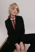 Collar Kate Leaves Y - Rojo