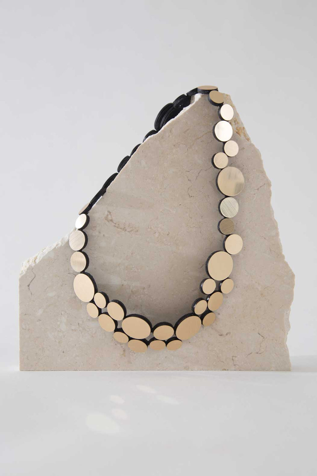 Abstraction Necklace Pequeño - Oro