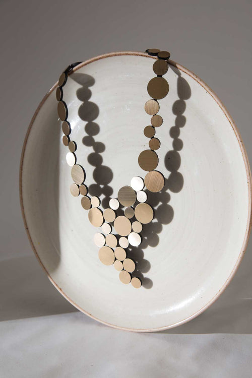 Abstraction Necklace V - Gold