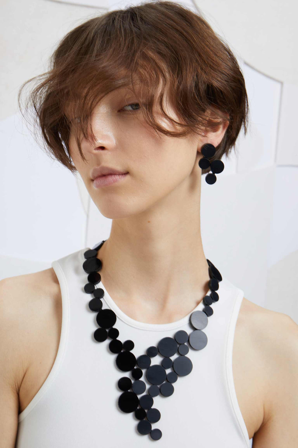 Collar Abstraction V - Negro