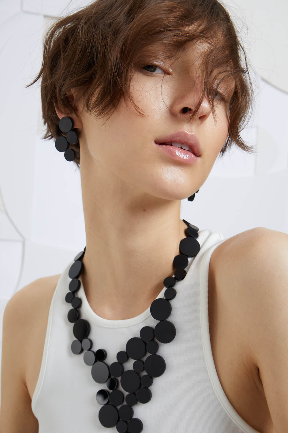 Collar Abstraction V - Negro