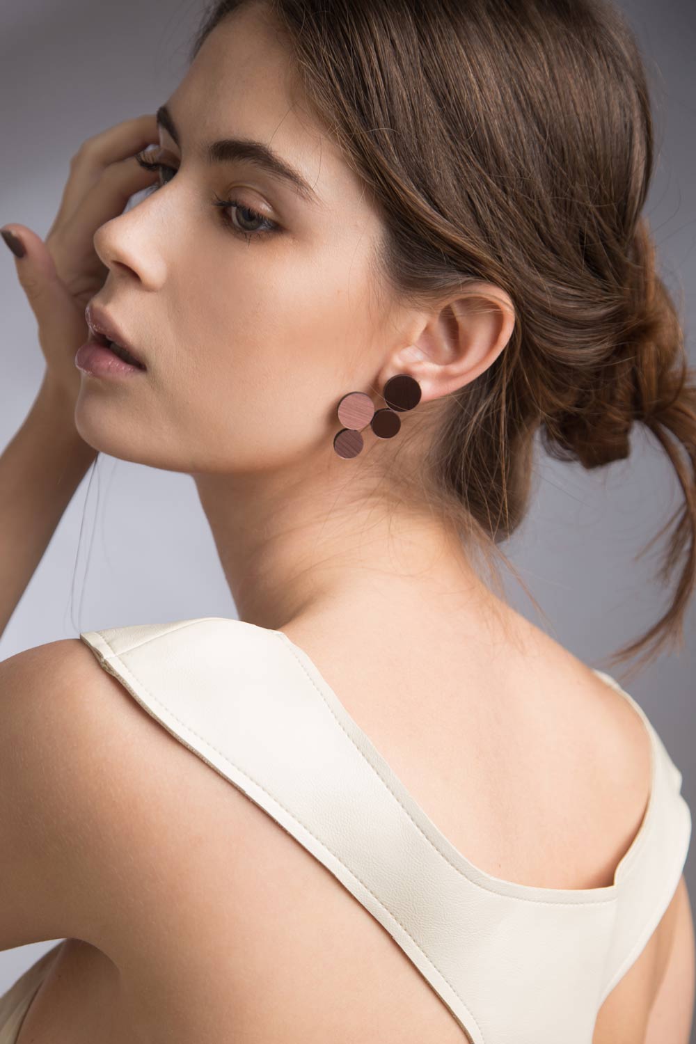 Pendientes Abstraction Pequeños - Cobre