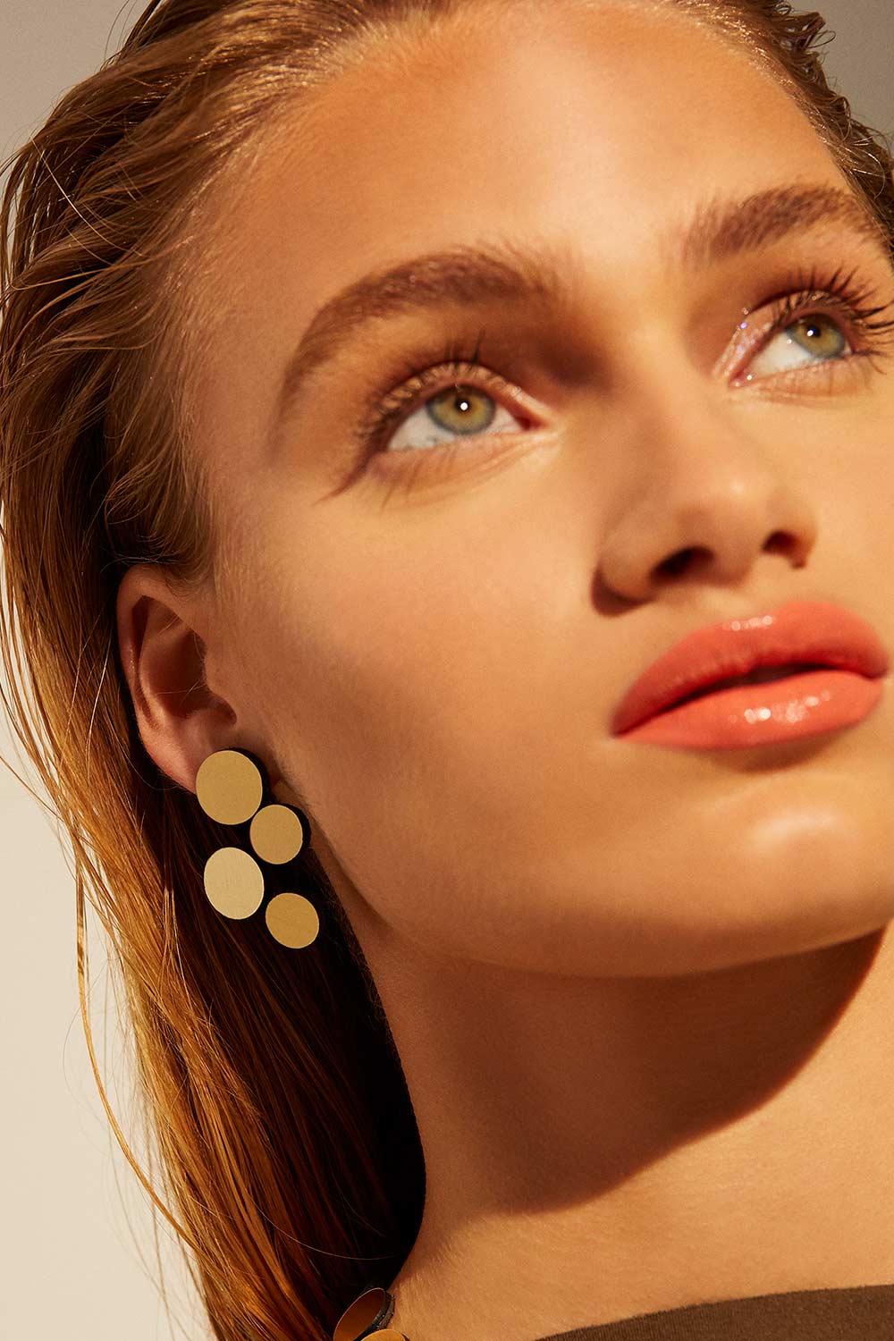 Pendientes Abstractions Pequeños - Oro