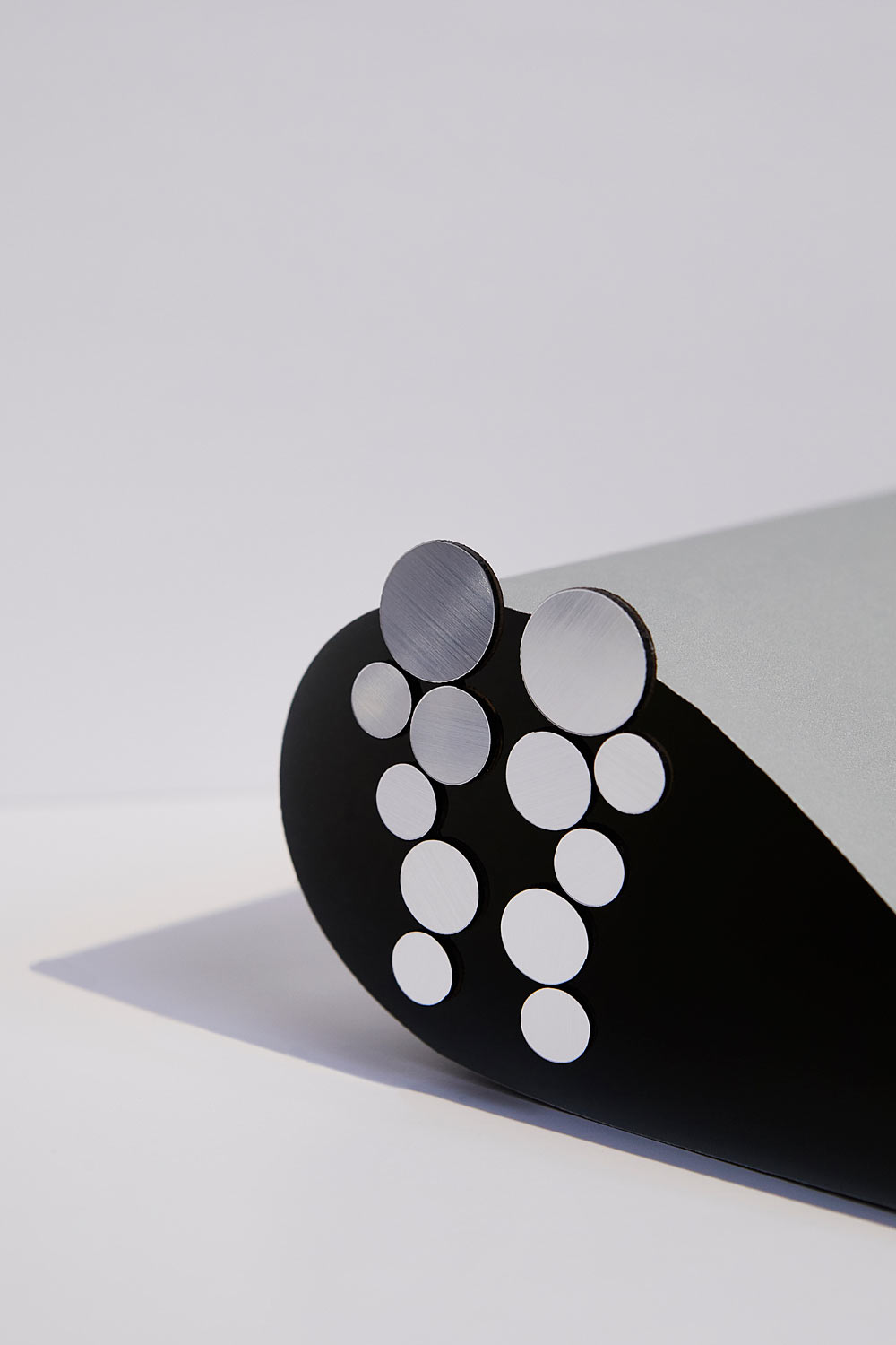 Pendientes Abstraction Largos - Plata con Clip