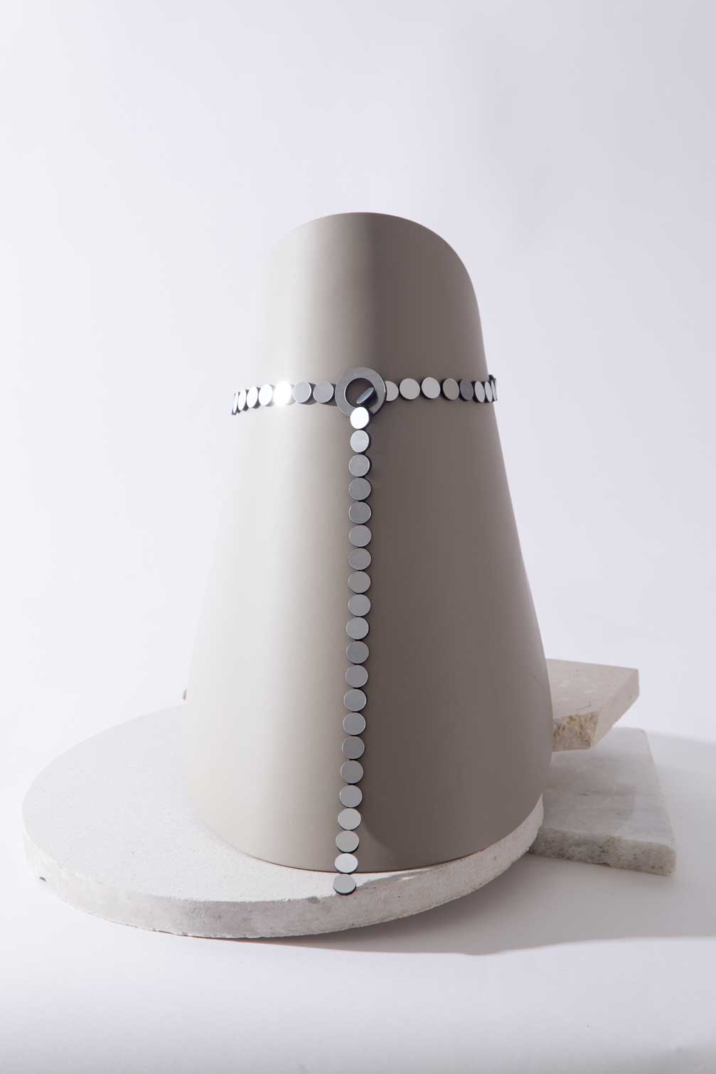 Collar Abstraction Y - Plata