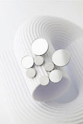 Pendientes Abstraction Pequeños - Plata - Con Clip