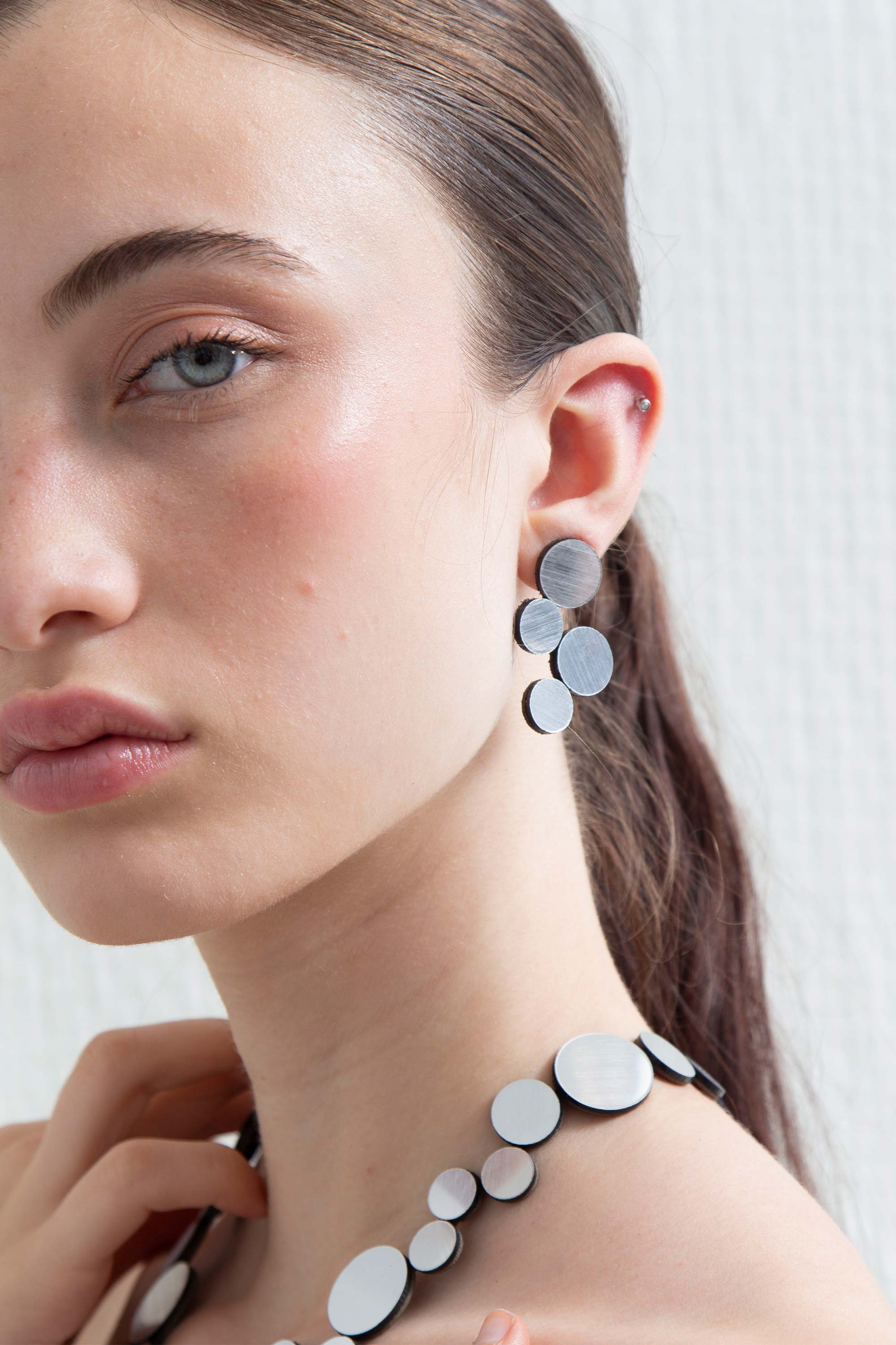 Pendientes Abstraction Pequeños - Plata