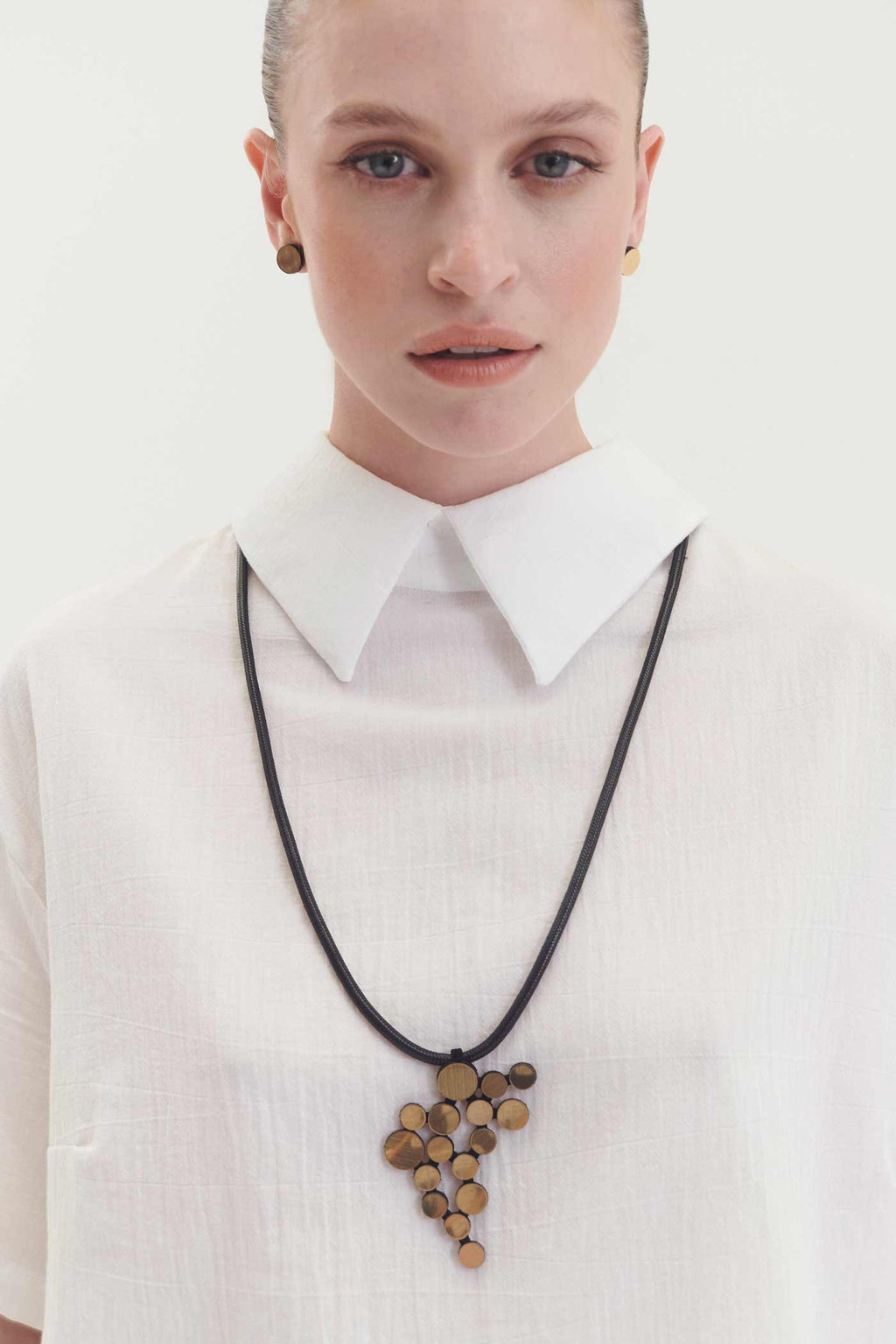 Collar Colgante Abstraction - Oro