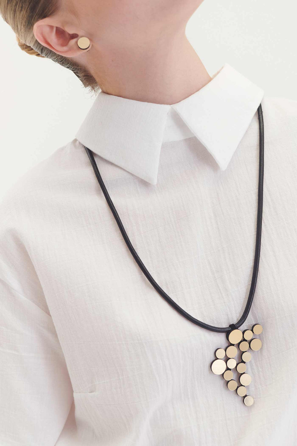 Collar Colgante Abstraction - Oro