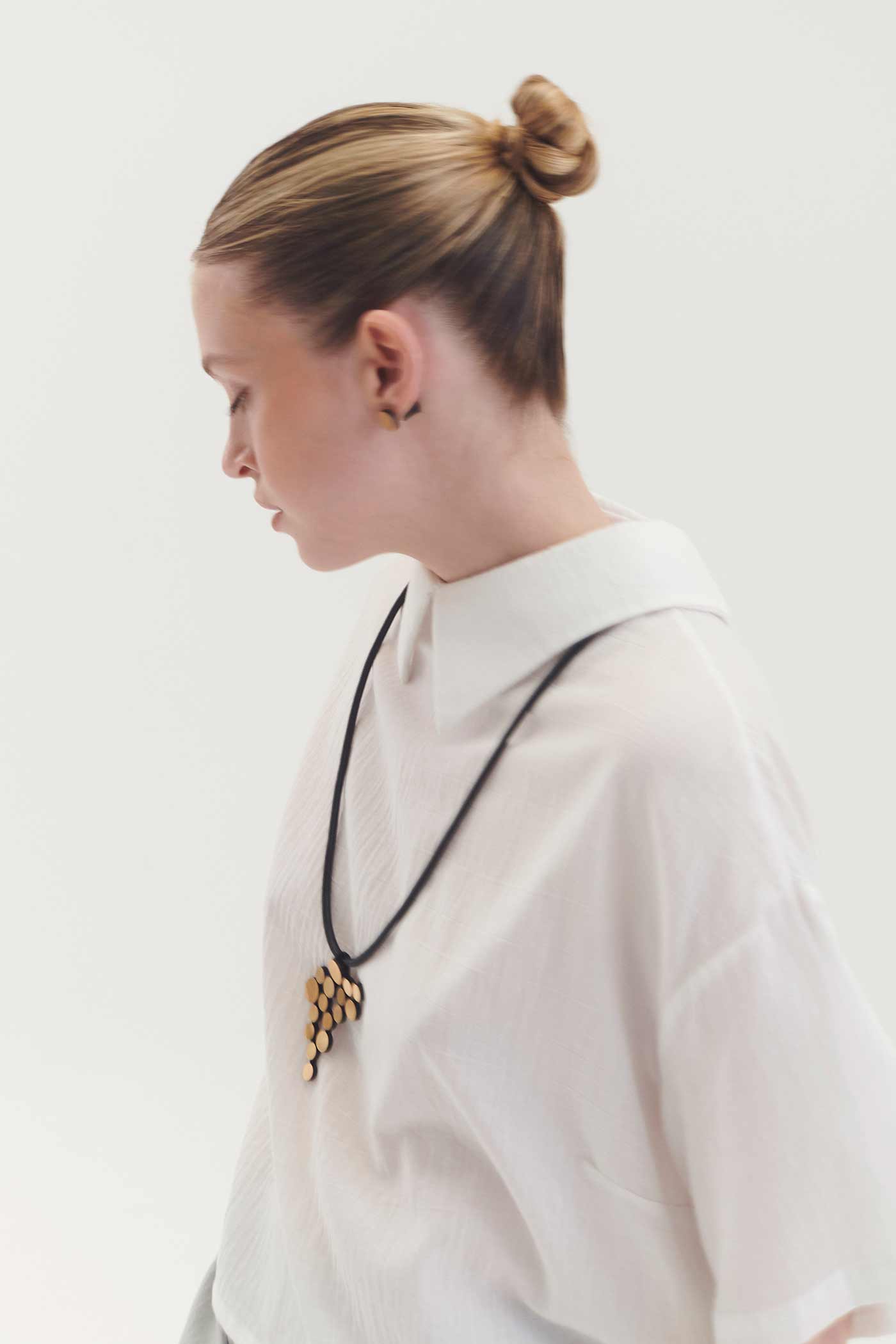 Collar Colgante Abstraction - Oro
