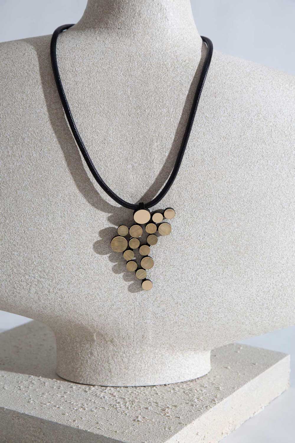 Collar Colgante Abstraction - Oro
