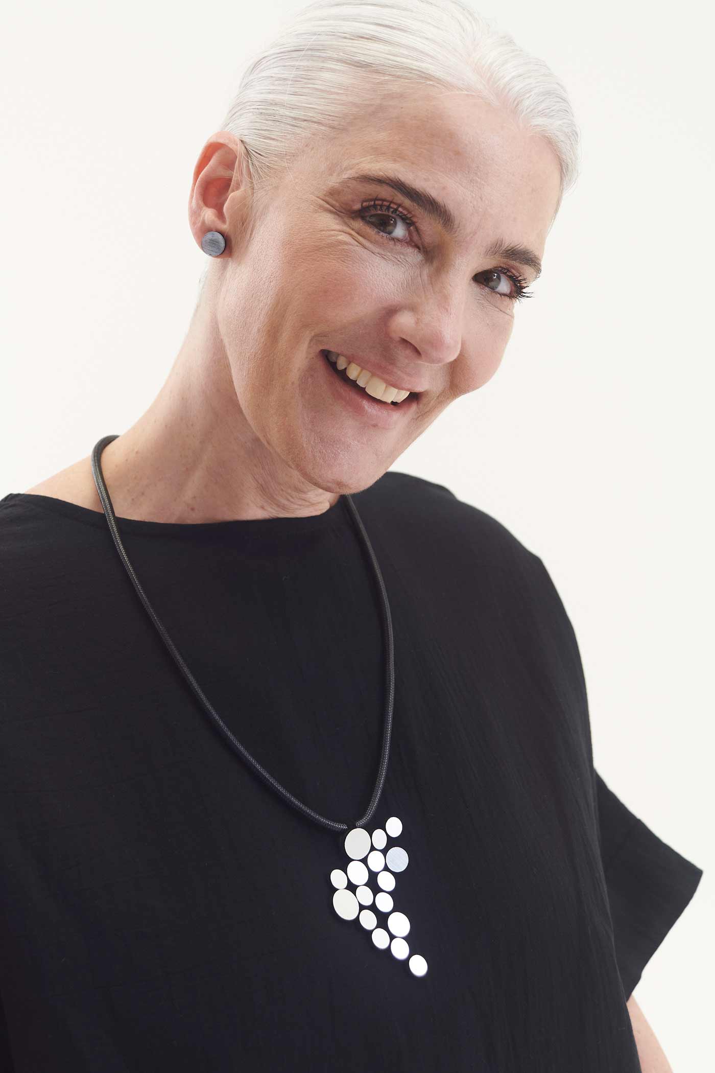 Collar Colgante Abstraction - Plata