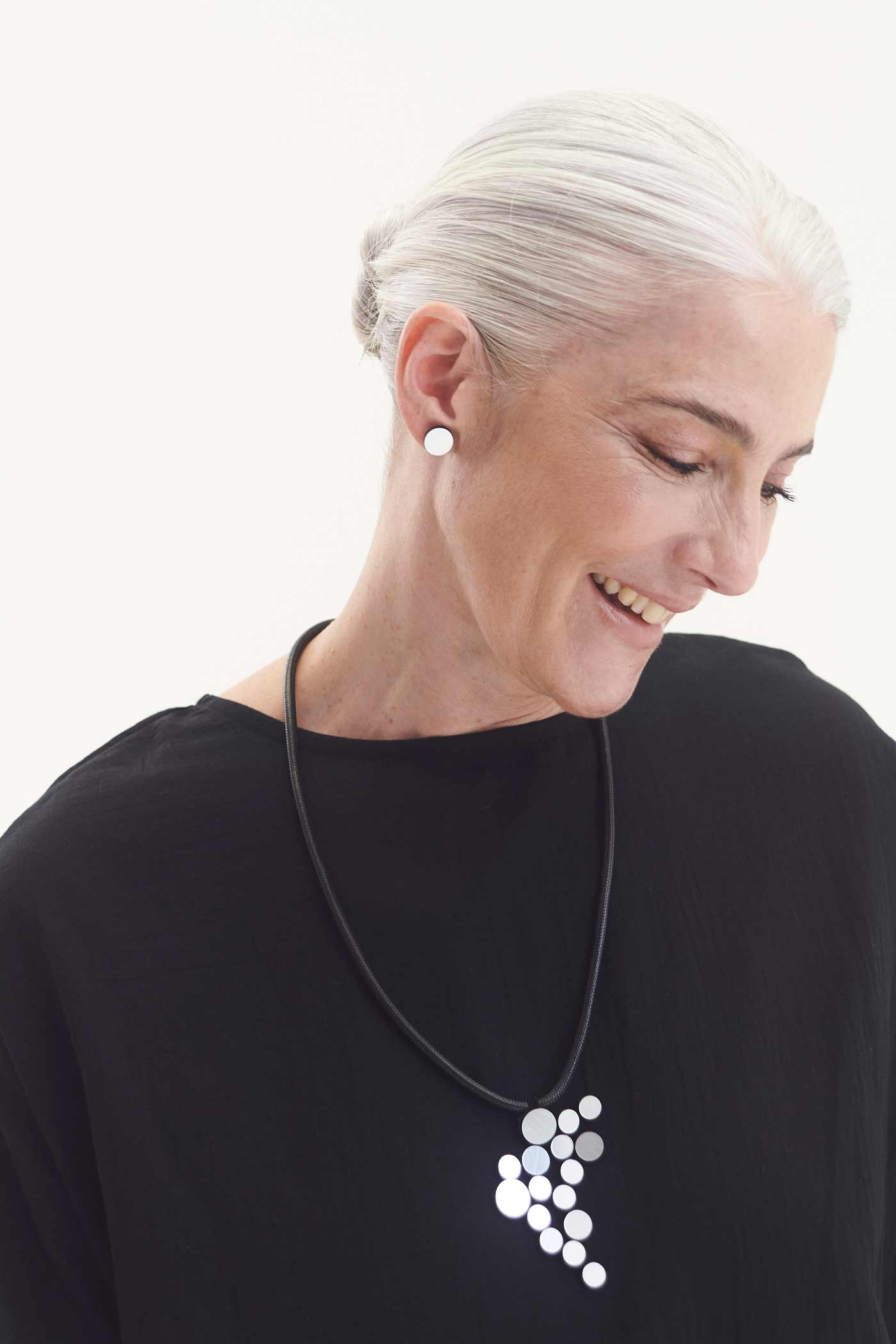 Collar Colgante Abstraction - Plata