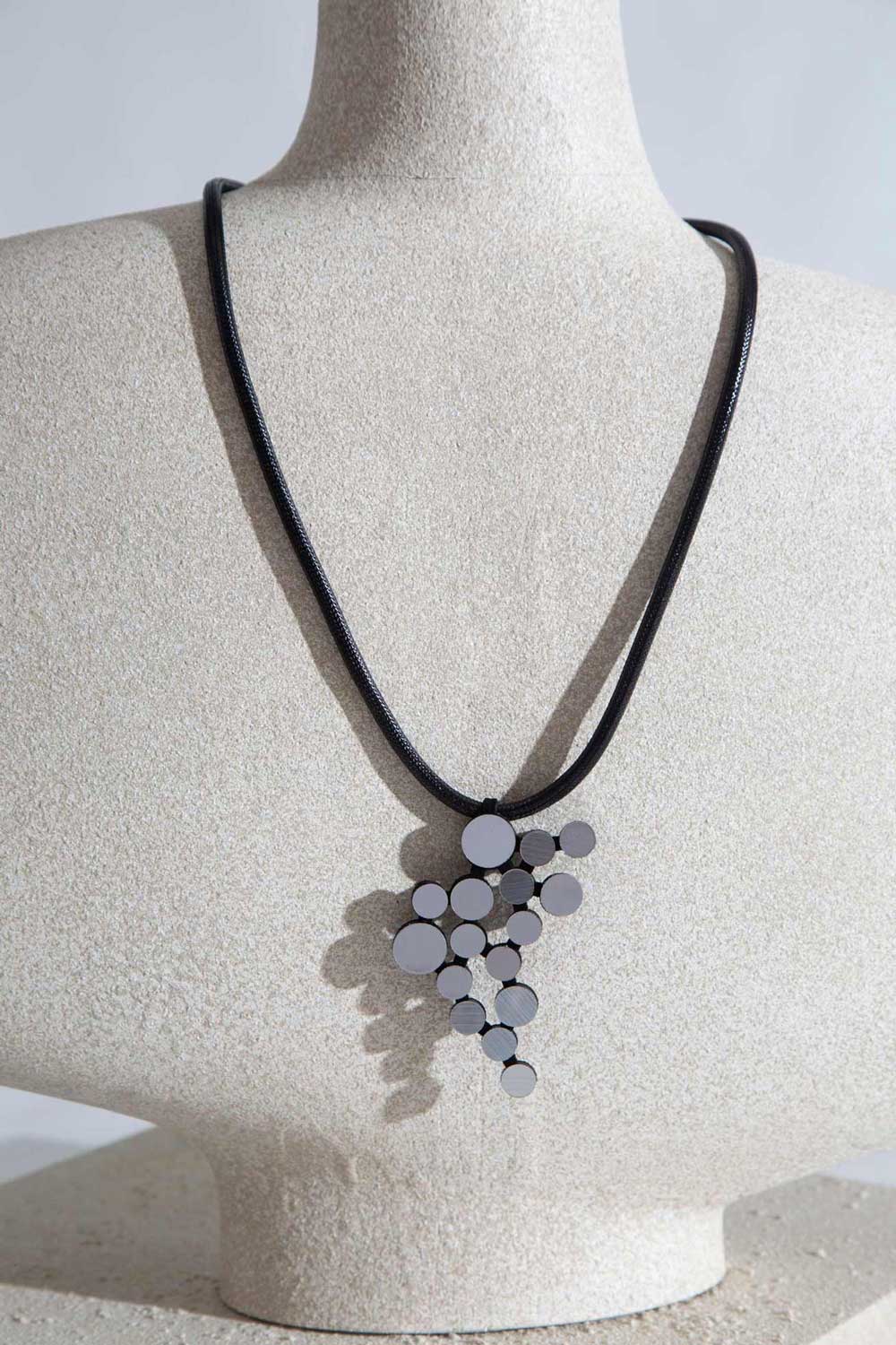 Collar Colgante Abstraction - Plata