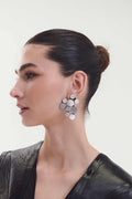 Pendientes Abstraction V - Plata