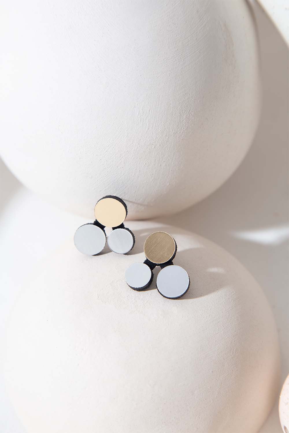 Pendientes Abstraction - Plata/Oro