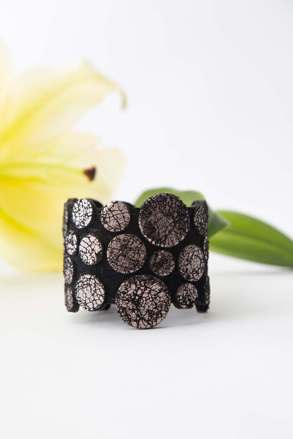 Brazalete Abstraction Wrap - Peltre