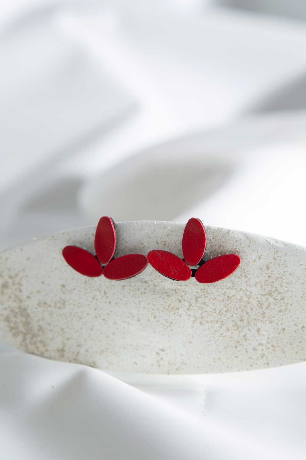 Pendientes Emma Pequeños - Rojo