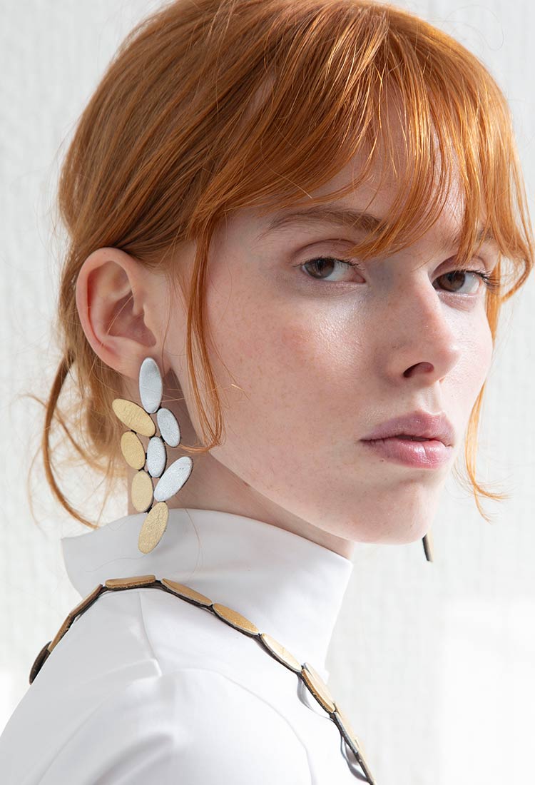 Pendientes Emma Largos - Plata/Oro