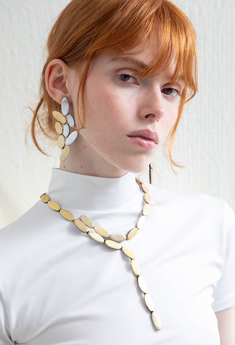 Pendientes Emma Largos - Plata/Oro
