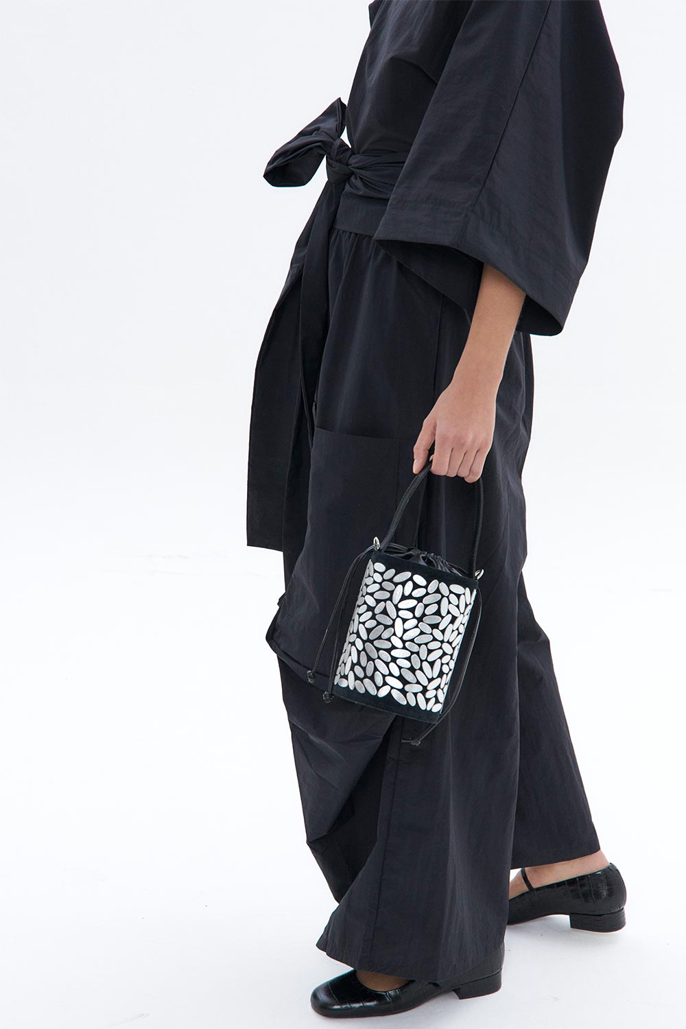 Pre-Order- Bolso de cuero Emma - Plata