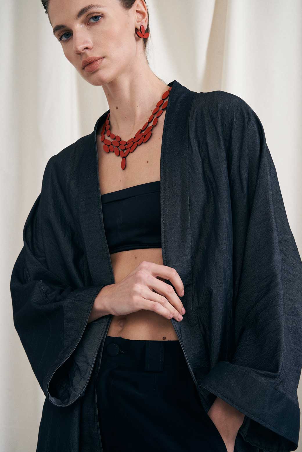 Collar Emma V - Rojo