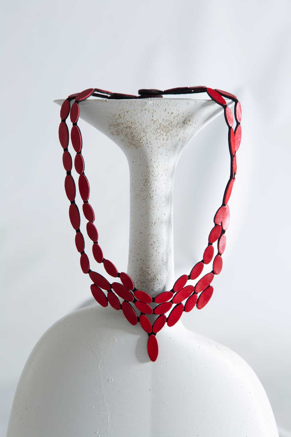 Collar Emma V - Rojo