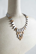 Collar Emma Cleo en Plata + Oro