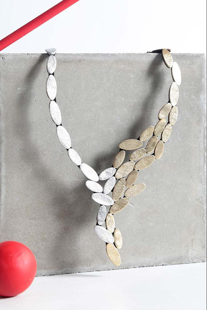 Collar Emma V - Plata/Oro