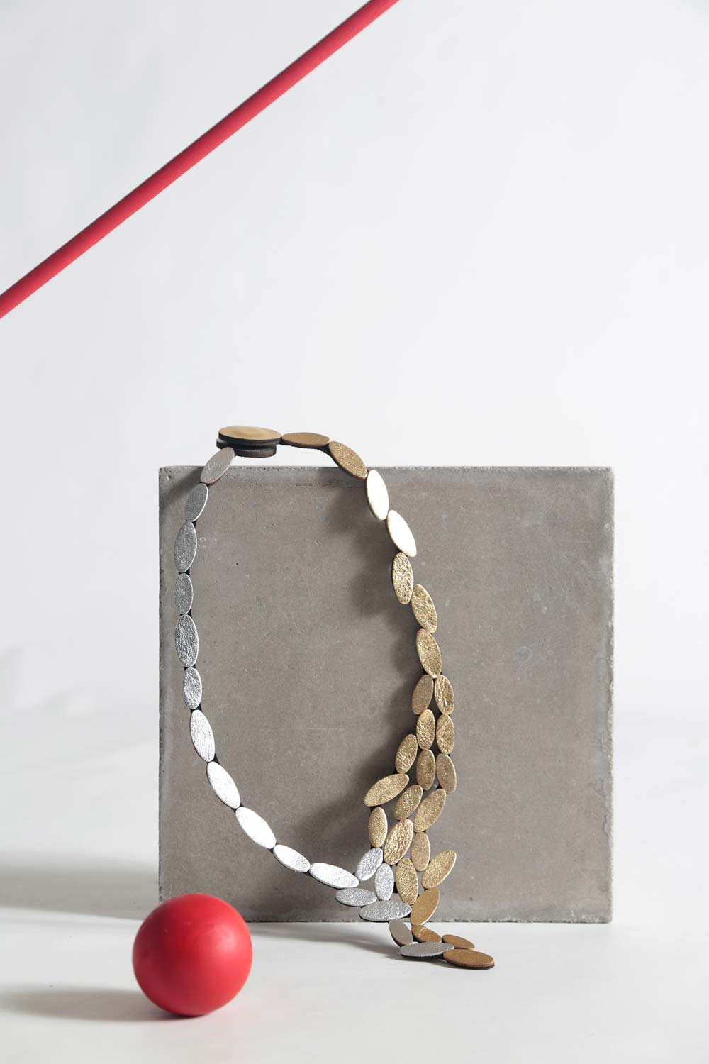 Collar Emma V - Plata/Oro