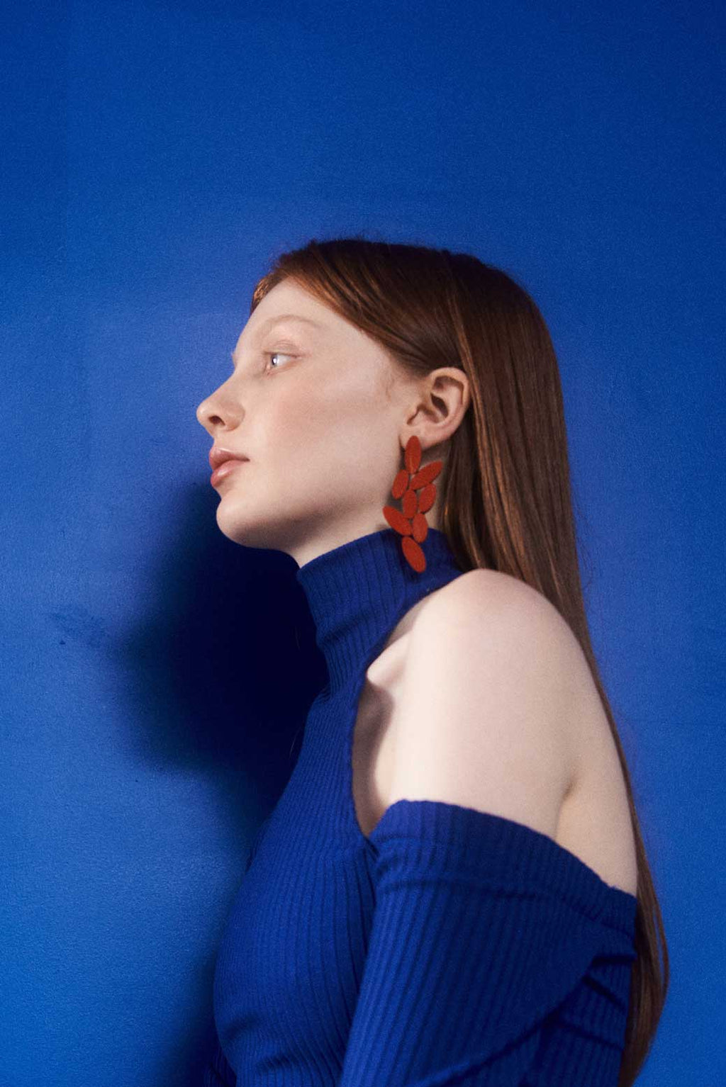 Pendientes Emma Largos - Rojo 